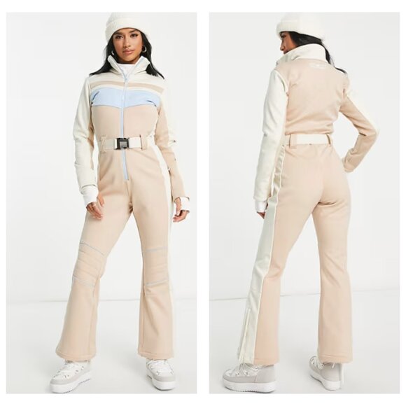 ASOS 4505 Petite Ski Jumpsuit | Color Block | Size 12 | NWT | Waterproof - Picture 1 of 4
